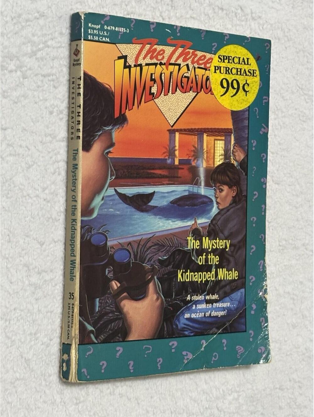 The Mystery of the Kidnapped Whale, The Three Investigators #35 || pre-owned